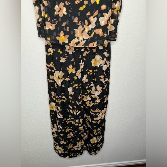 Lulu's‎ Sleeveless Floral Overlay Jumpsuit- Sz S - Picture 6 of 12